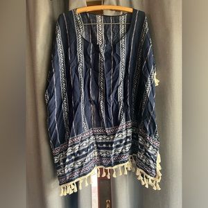 Never worn swim coverup/poncho